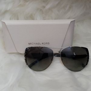 NWOT Michael Kors Black/Silver Sadie Sunglasses